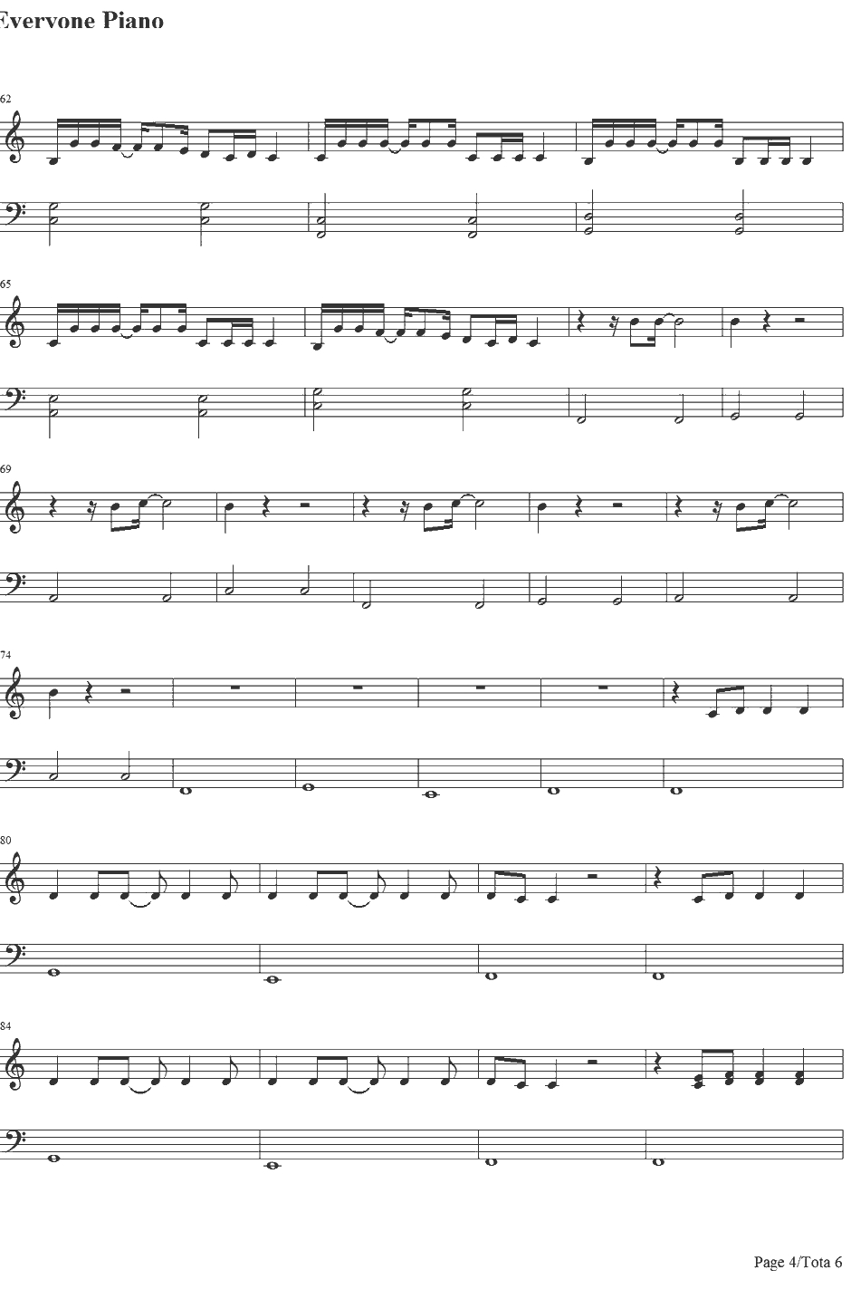 Forever钢琴谱-Haim4