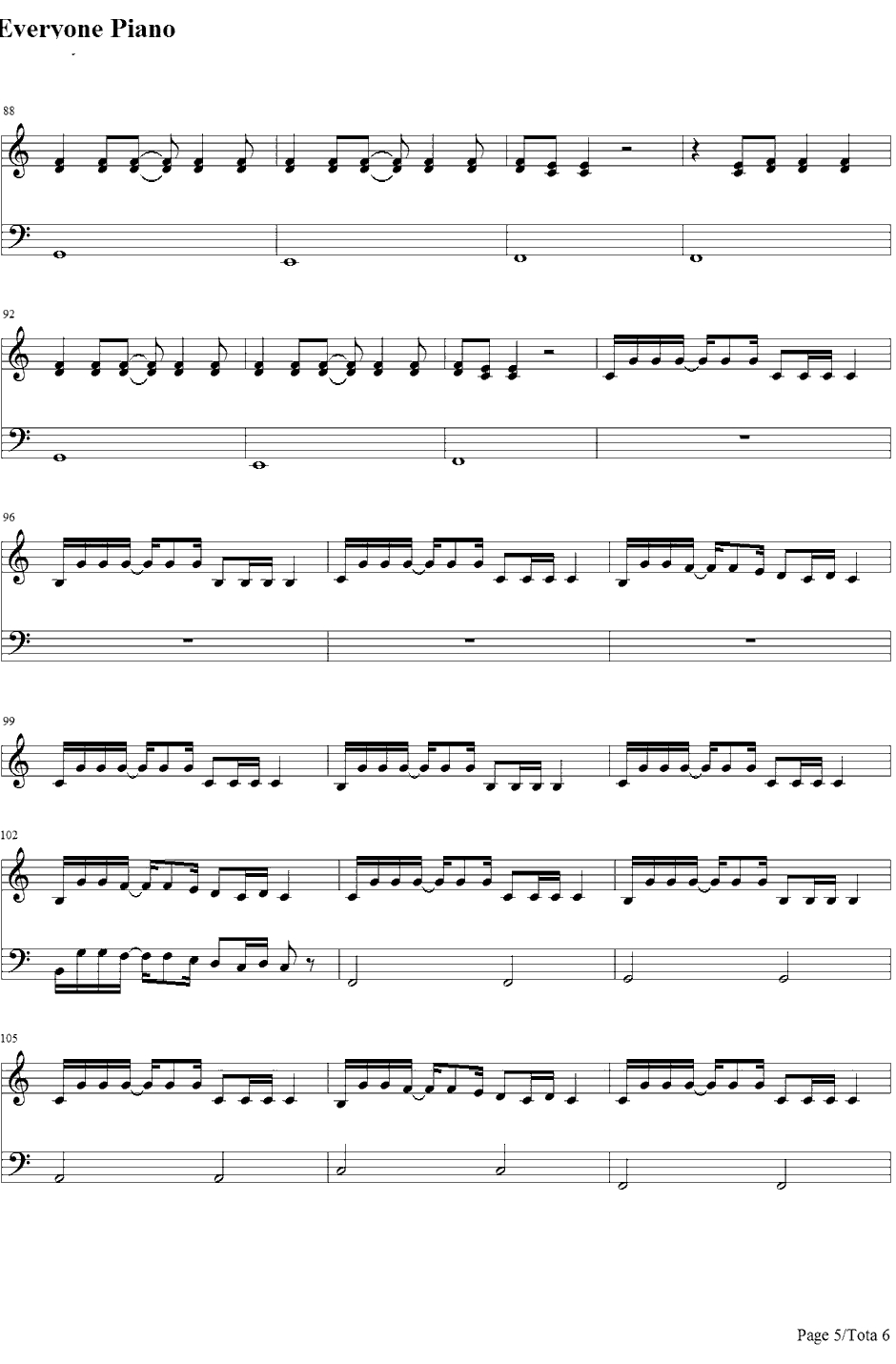 Forever钢琴谱-Haim5