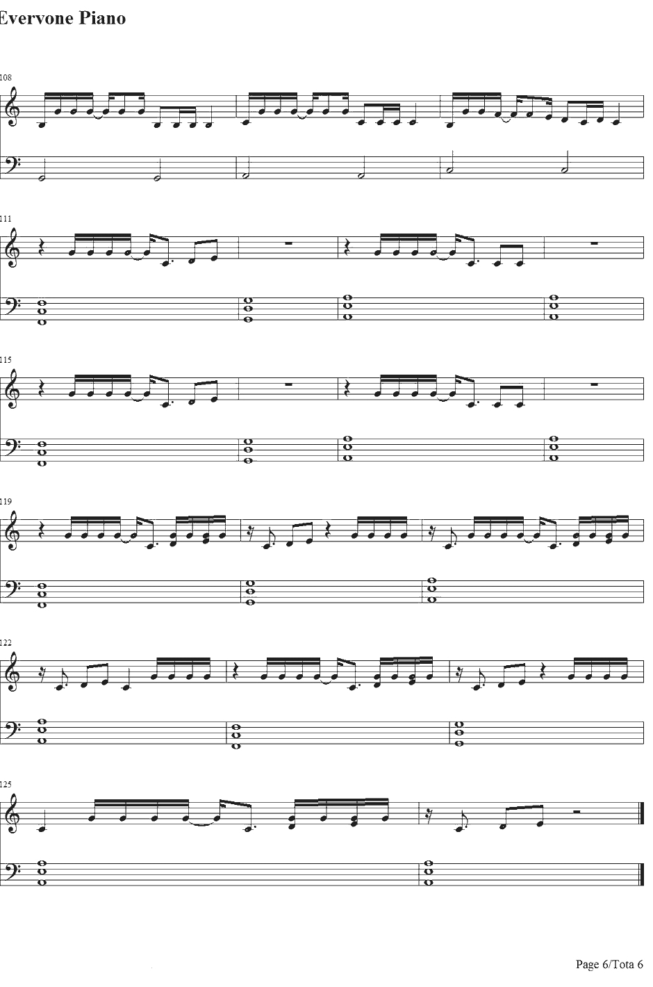 Forever钢琴谱-Haim6