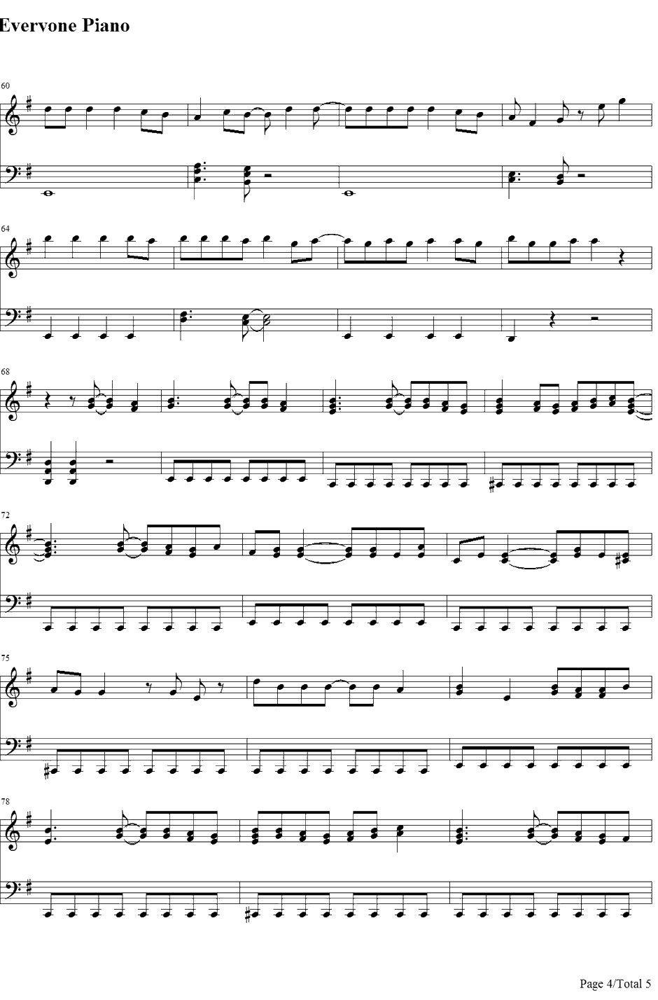 The Phoenix钢琴谱-FallOutBoy4