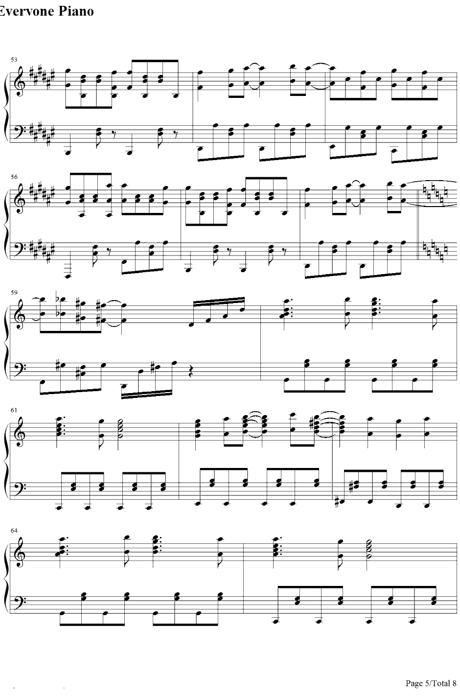 まっしろわーるど钢琴谱-みかくにんぐッ！-未确认进行式ED5