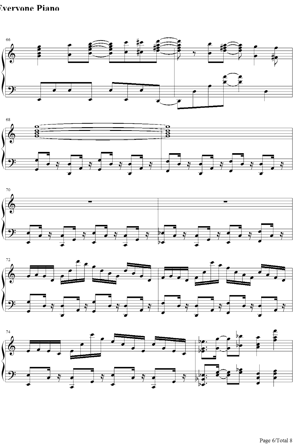 まっしろわーるど钢琴谱-みかくにんぐッ！-未确认进行式ED6