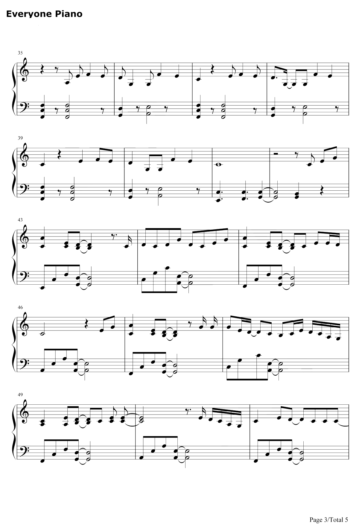 Love Someone钢琴谱-LukasGraham3