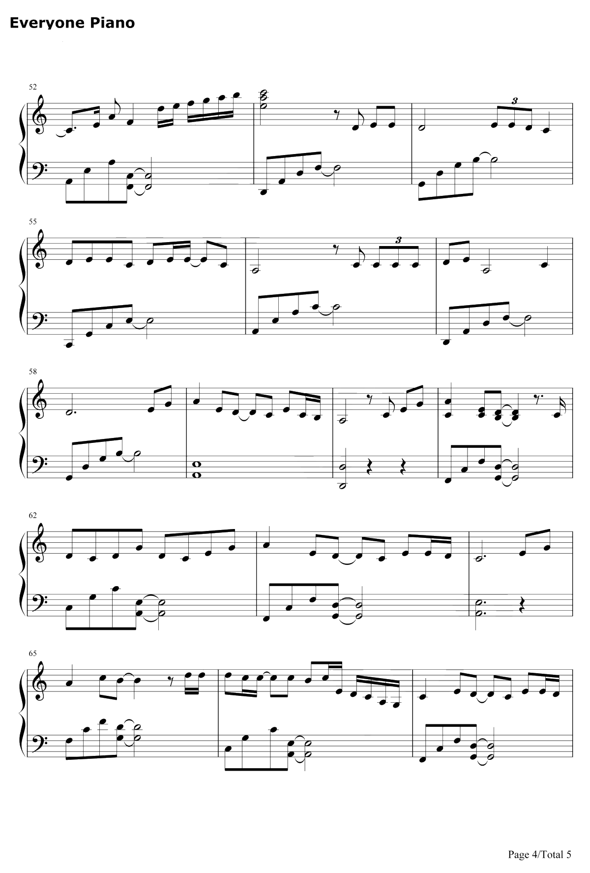 Love Someone钢琴谱-LukasGraham4