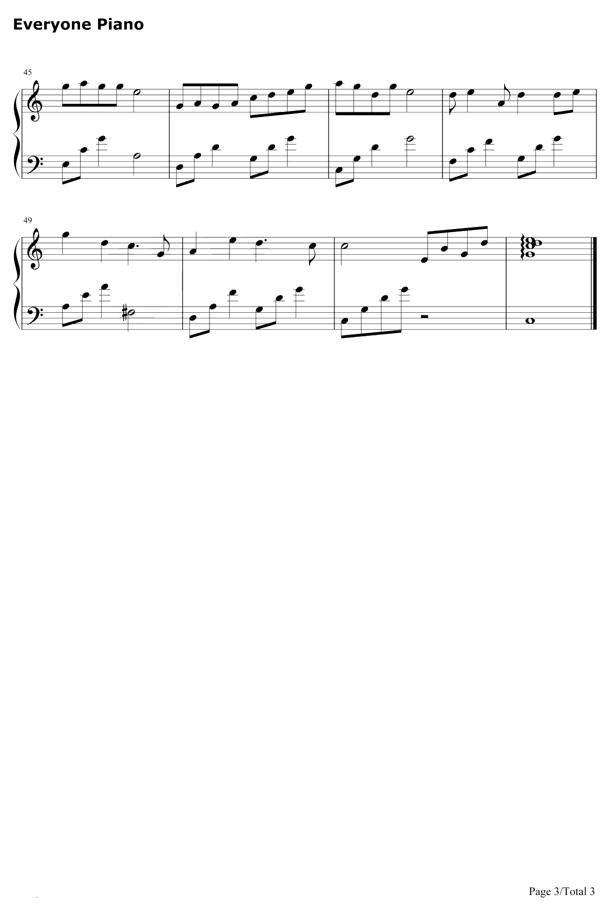 棠梨煎雪钢琴谱-银临-唱出至真至纯的友情3