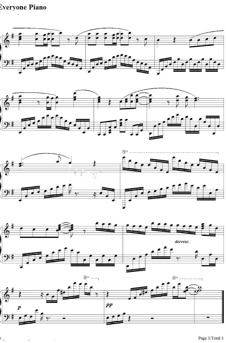 RIVER钢琴谱-AKB48-3