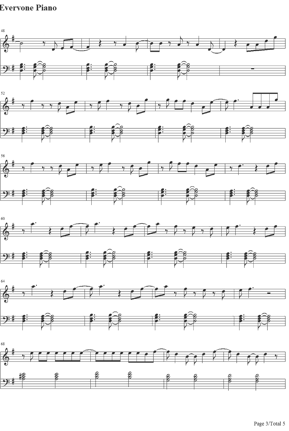 Daylight钢琴谱-Maroon53