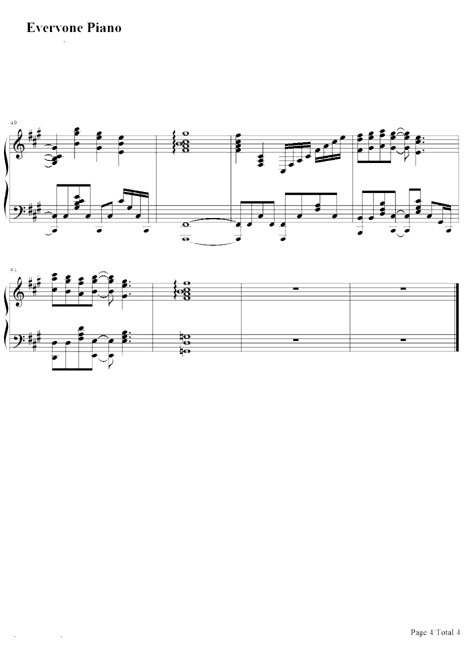 oathsign钢琴谱-LiSA-Fate/ZeroOP14