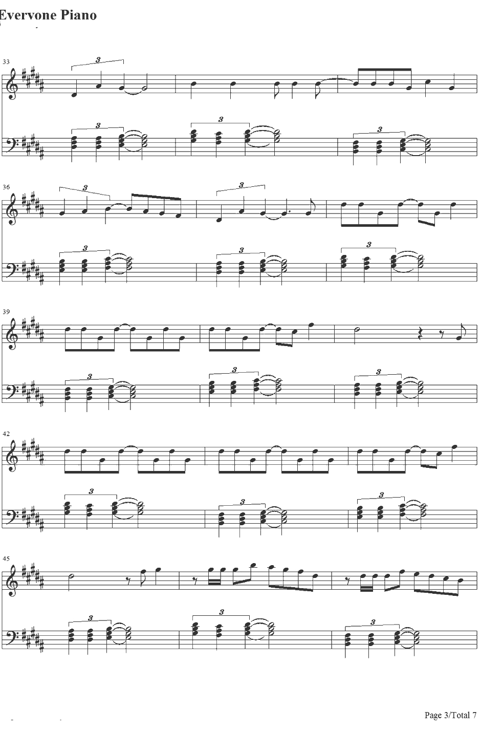 Your Body钢琴谱-ChristinaAguilera3