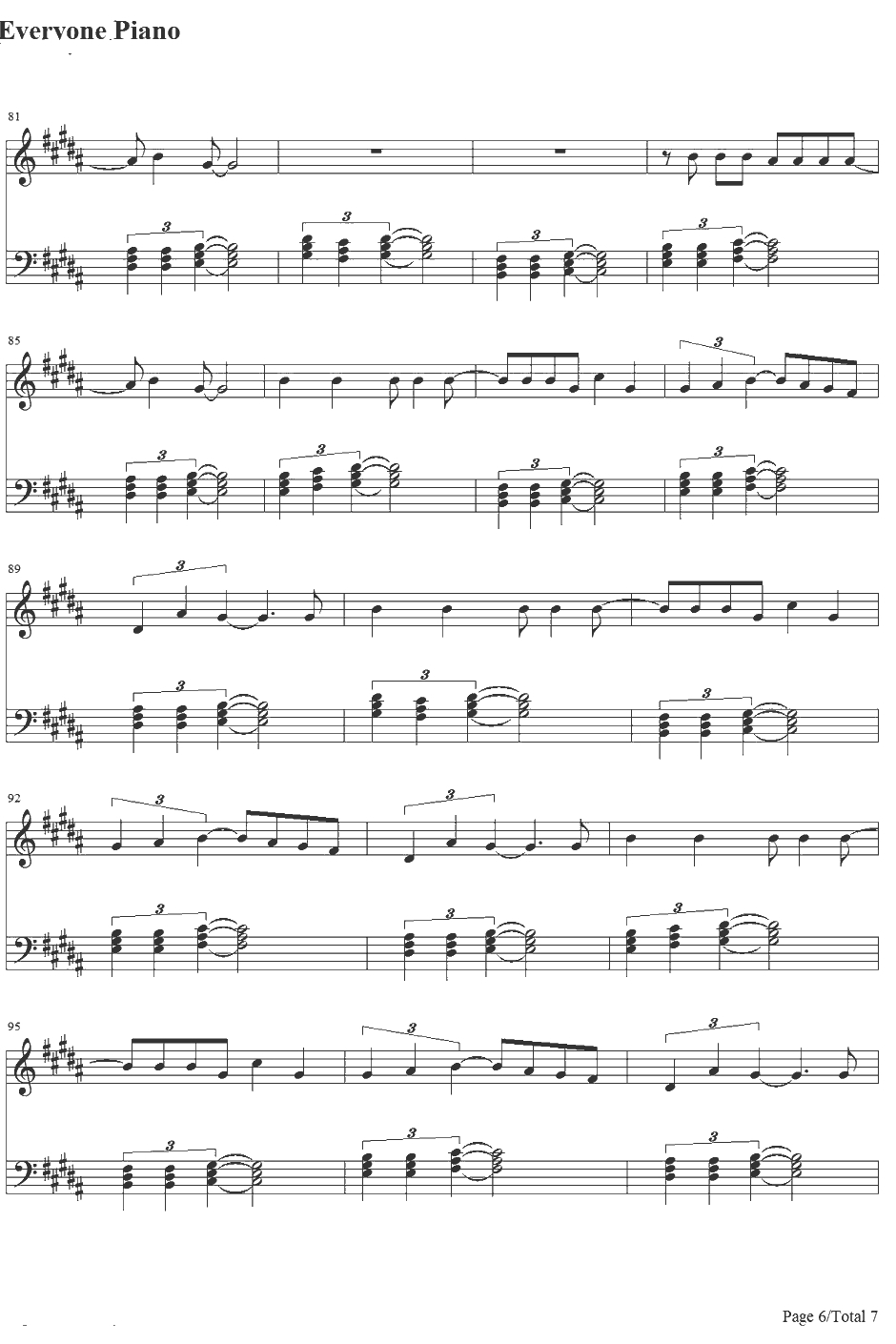 Your Body钢琴谱-ChristinaAguilera6