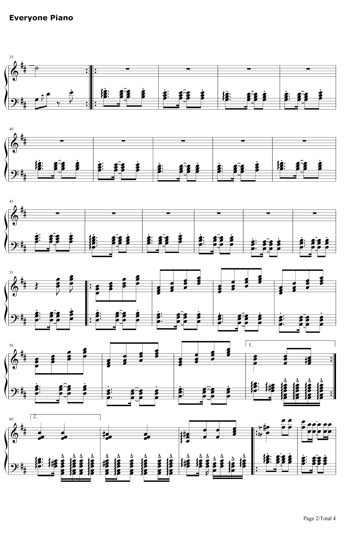 恋に恋して钢琴谱-仓木麻衣-名探侦コナンED2