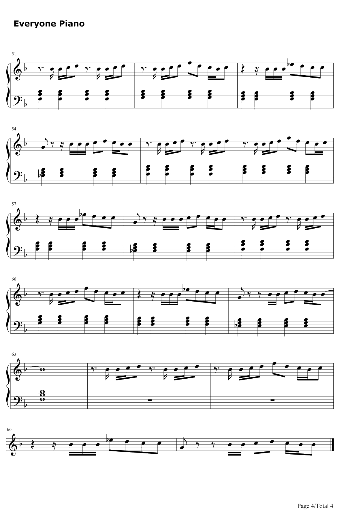 Lego House钢琴谱-EdSheeran4