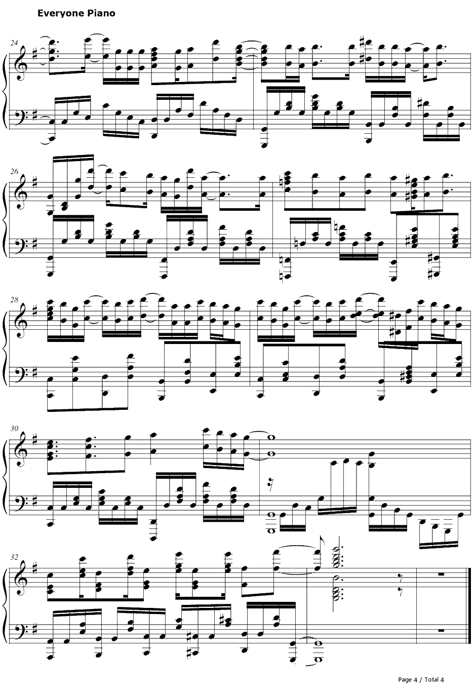 Sparkling Daydream钢琴谱-ZAQ-中二病でも恋がしたい!OP4