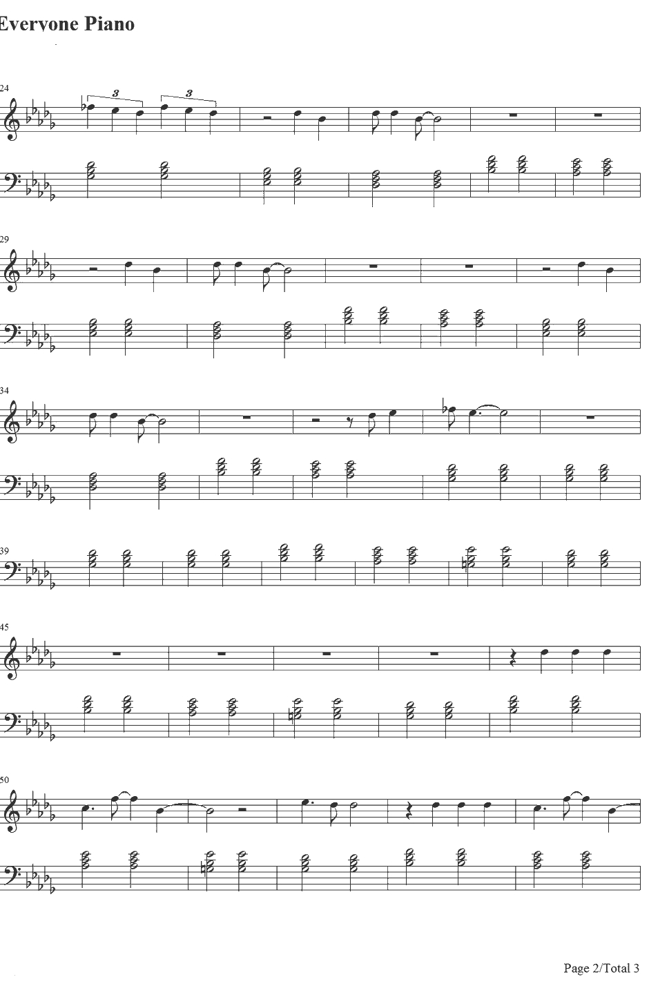 Heaven钢琴谱-DepecheMode2