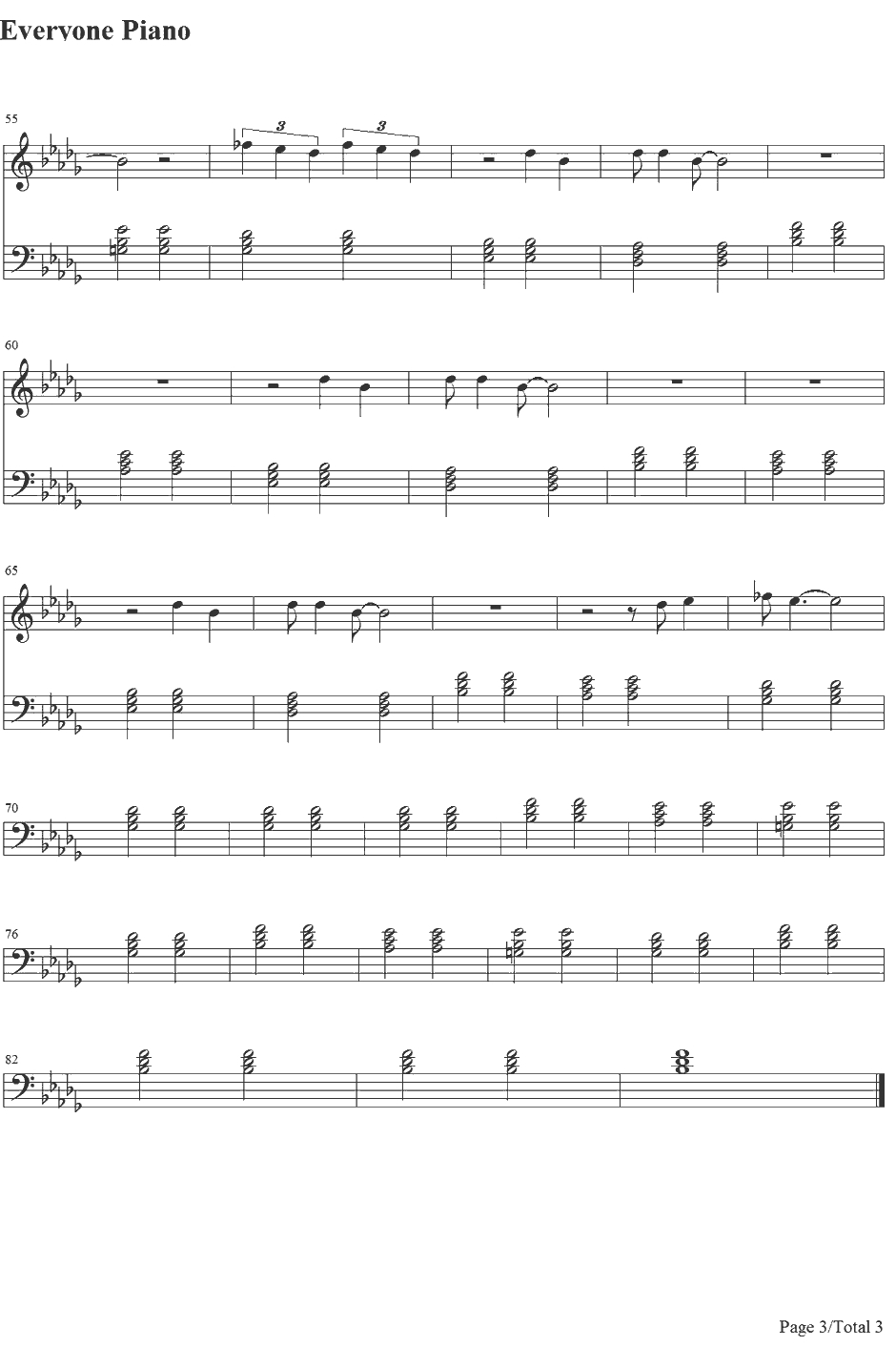 Heaven钢琴谱-DepecheMode3