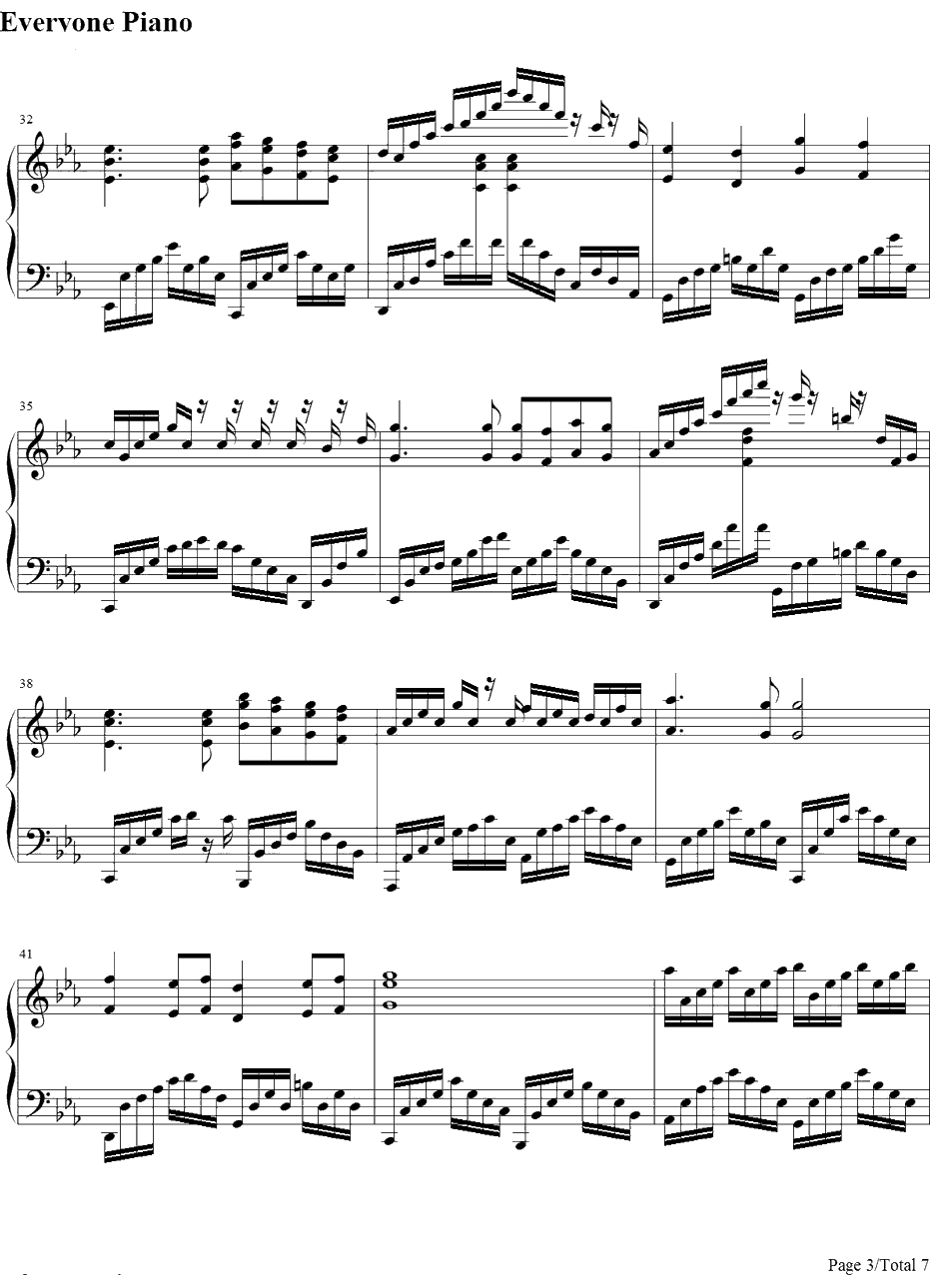 空は高く风は歌う钢琴谱-春奈るな-Fate／ZeroED23