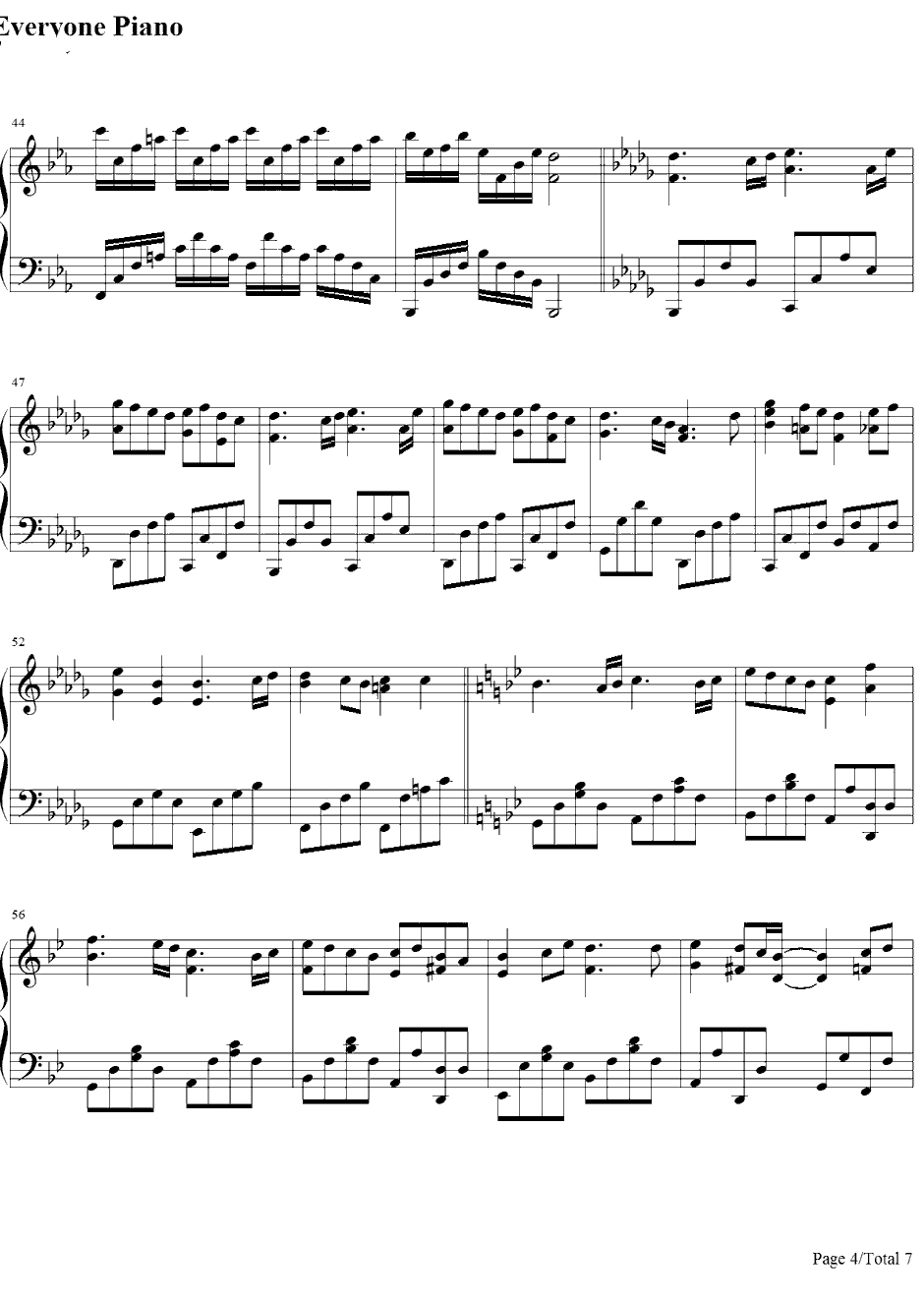 空は高く风は歌う钢琴谱-春奈るな-Fate／ZeroED24