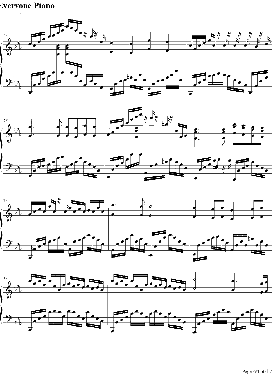 空は高く风は歌う钢琴谱-春奈るな-Fate／ZeroED26