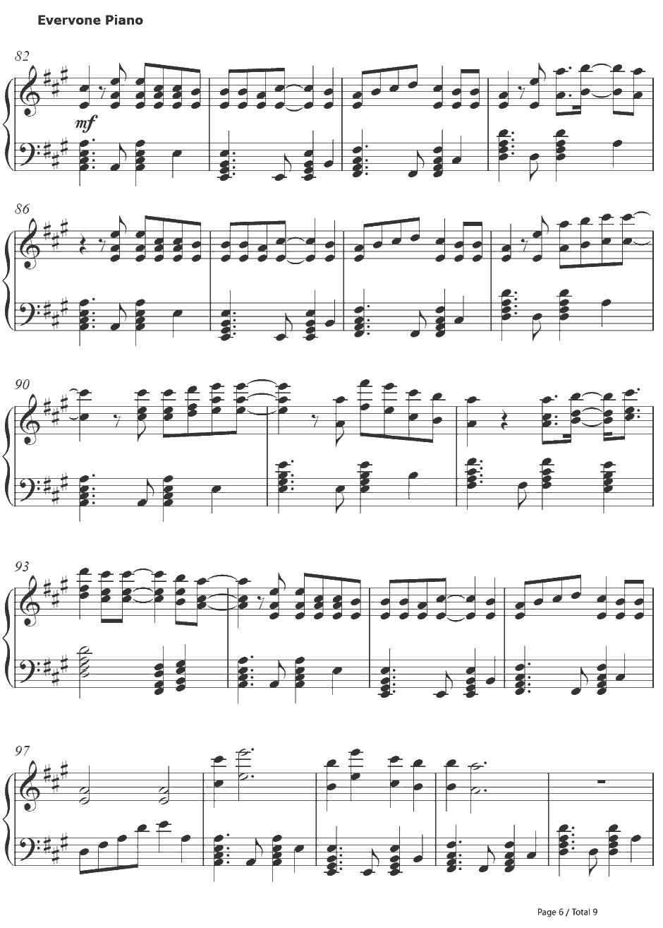 Don't Matter钢琴谱-Akon6