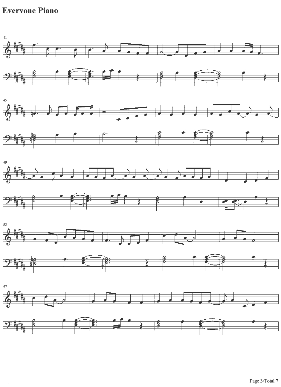 Honeymoon Avenue钢琴谱-ArianaGrande3