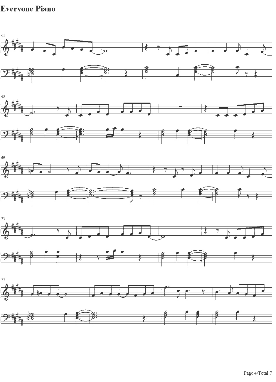 Honeymoon Avenue钢琴谱-ArianaGrande4