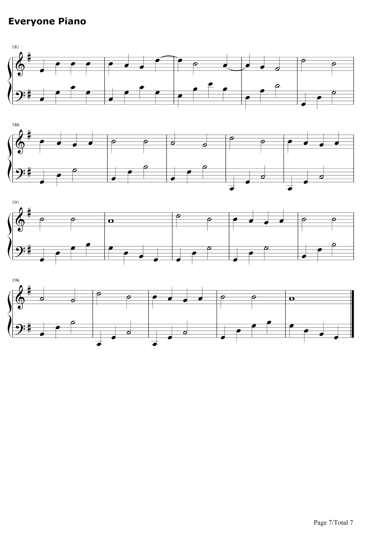 Enchanted钢琴谱-TaylorSwift7