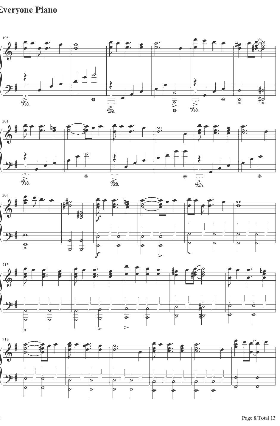 右肩の蝶钢琴谱-镜音双子镜音リン?レン-镜音双子8