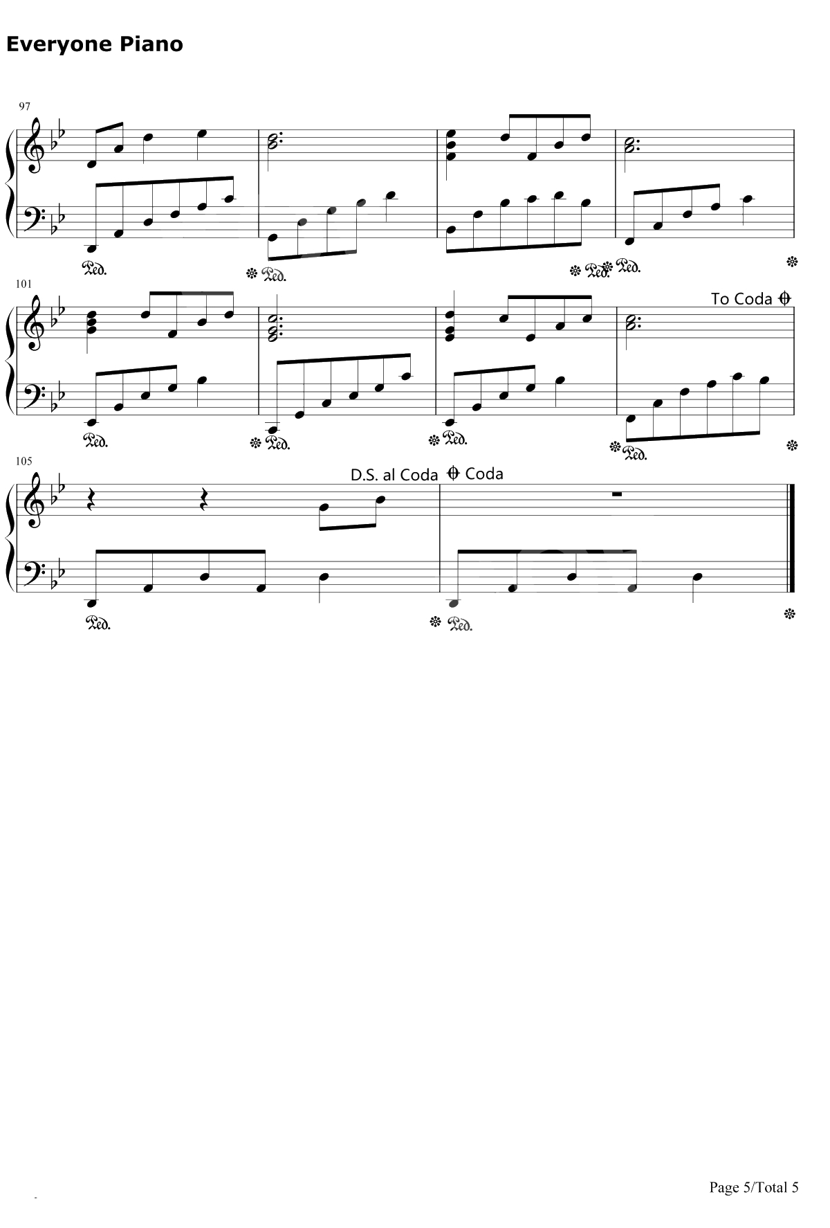 Arrietty's Song钢琴谱-塞西尔·科贝尔セシルコルベル宫崎骏-借东西的小人阿莉埃蒂-宫崎骏动画5