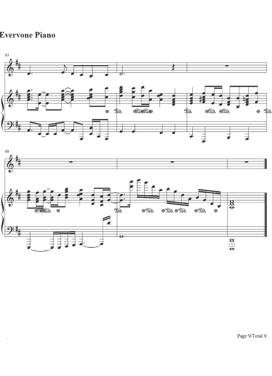 たからもの钢琴谱-石田燿子-青出于蓝～缘～主题曲9