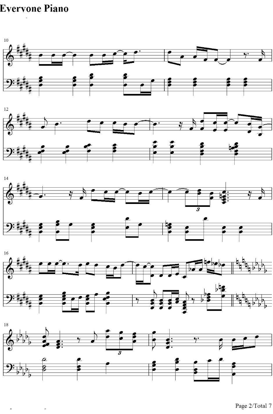 It Has to beYou钢琴谱-YeSung　艺声(SuperJunior)--Cinderella'sSisterOST2