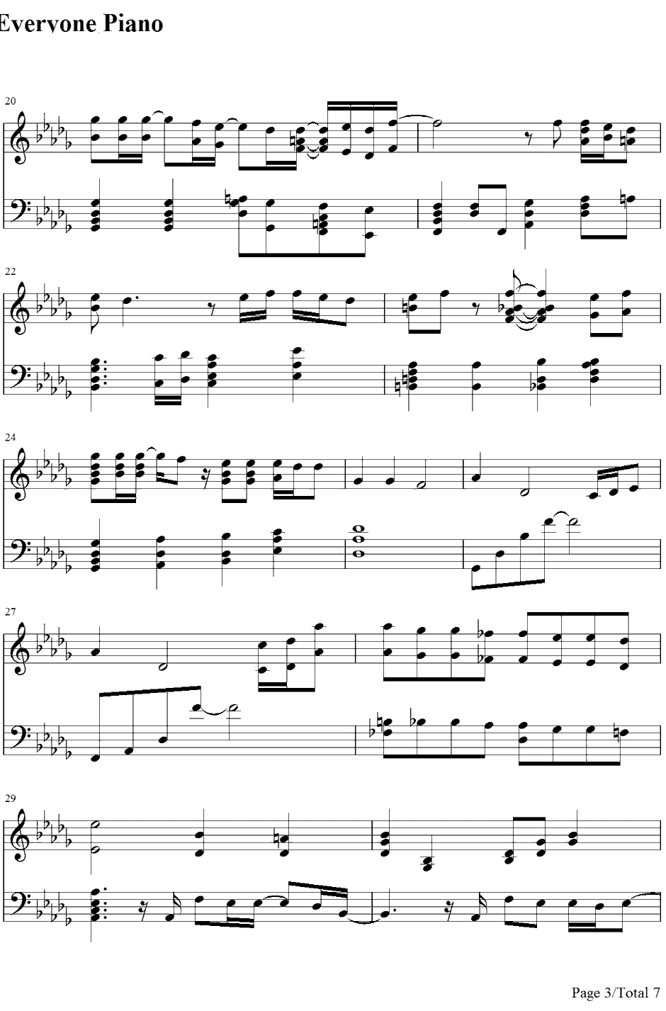 It Has to beYou钢琴谱-YeSung　艺声(SuperJunior)--Cinderella'sSisterOST3