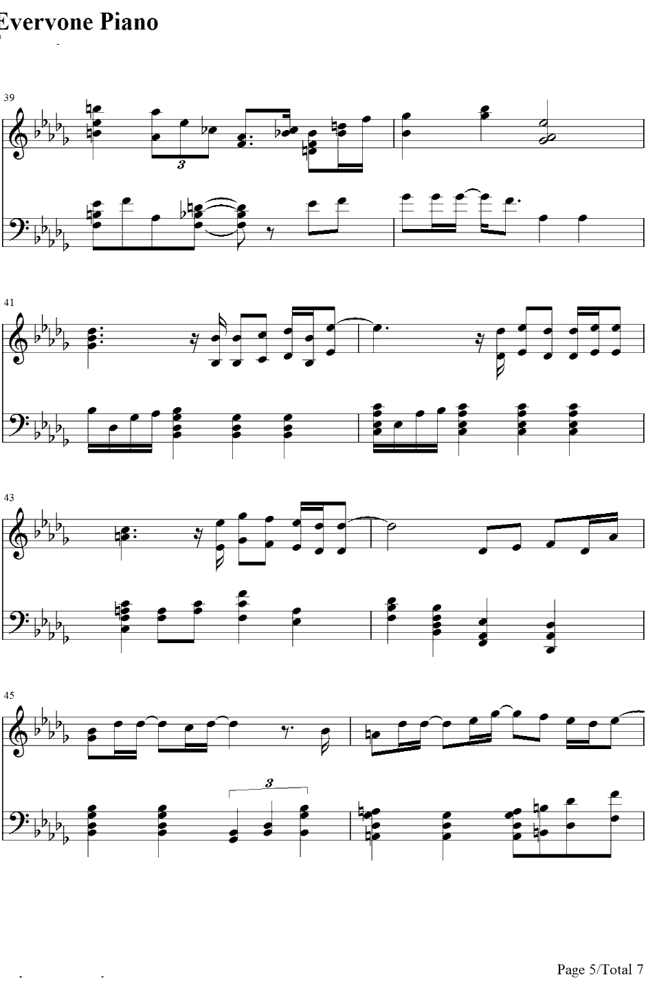 It Has to beYou钢琴谱-YeSung　艺声(SuperJunior)--Cinderella'sSisterOST5