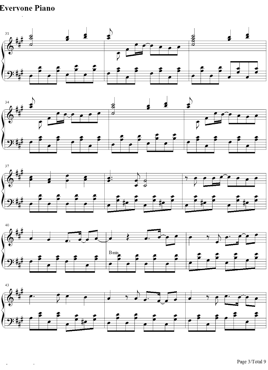 星屑ユートピア钢琴谱-巡音ルカ3