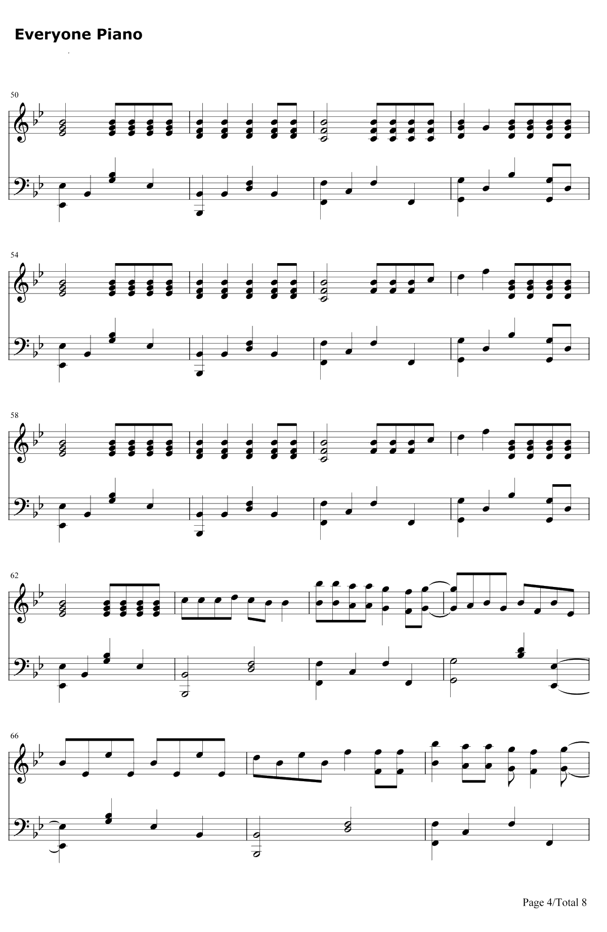 Hall of Fame钢琴谱-TheScriptft.will.i.am4