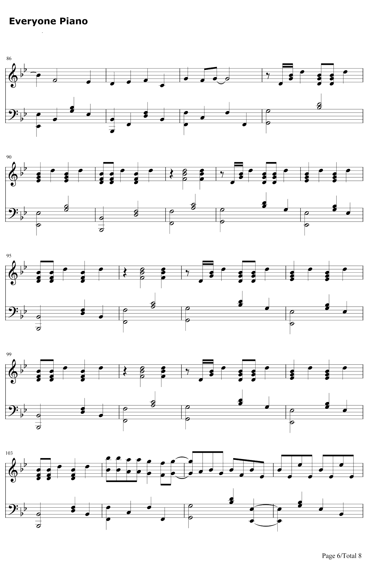 Hall of Fame钢琴谱-TheScriptft.will.i.am6