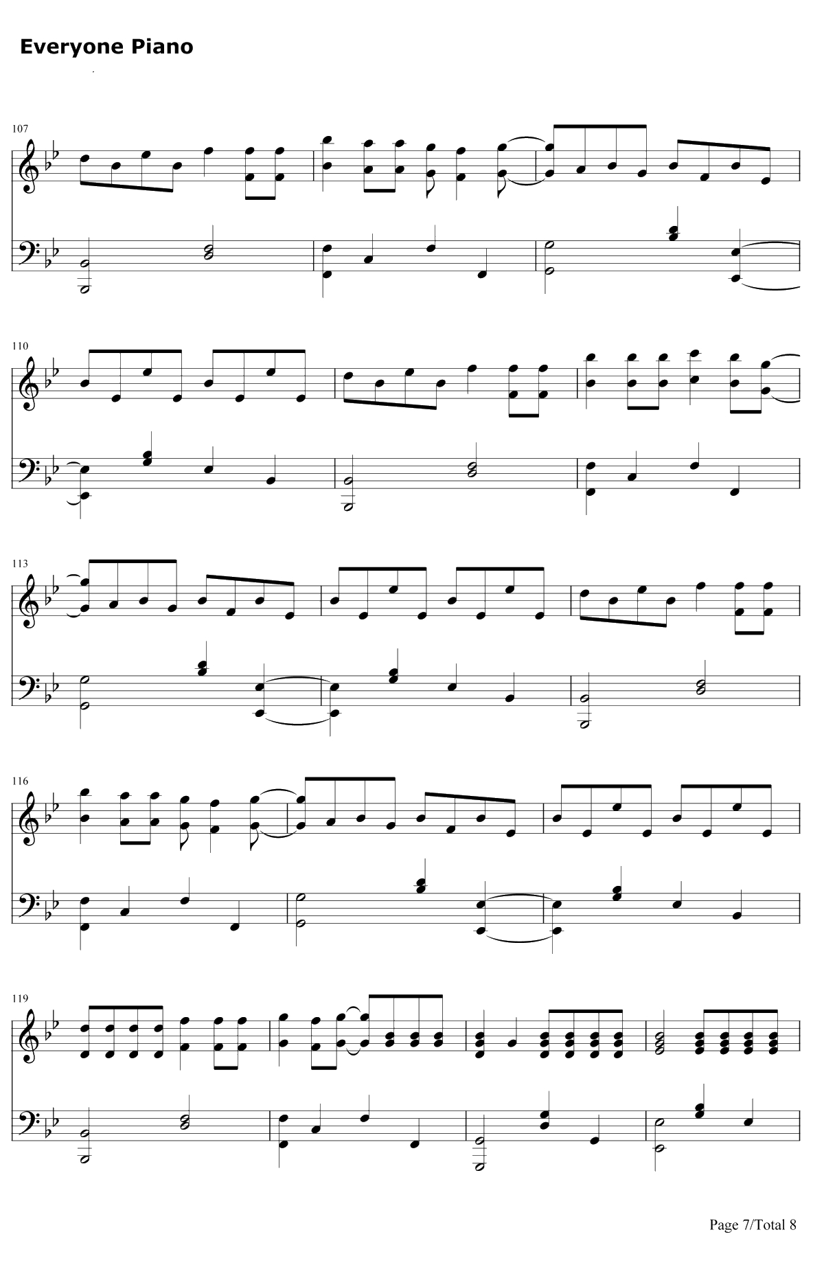 Hall of Fame钢琴谱-TheScriptft.will.i.am7