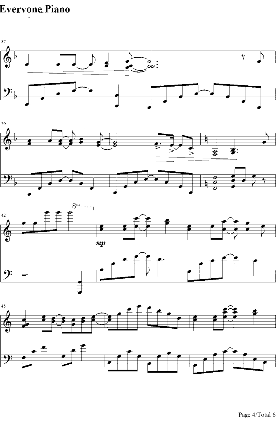 Glitter钢琴谱-森永真由美-森永真由美-妖精的尾巴ED114