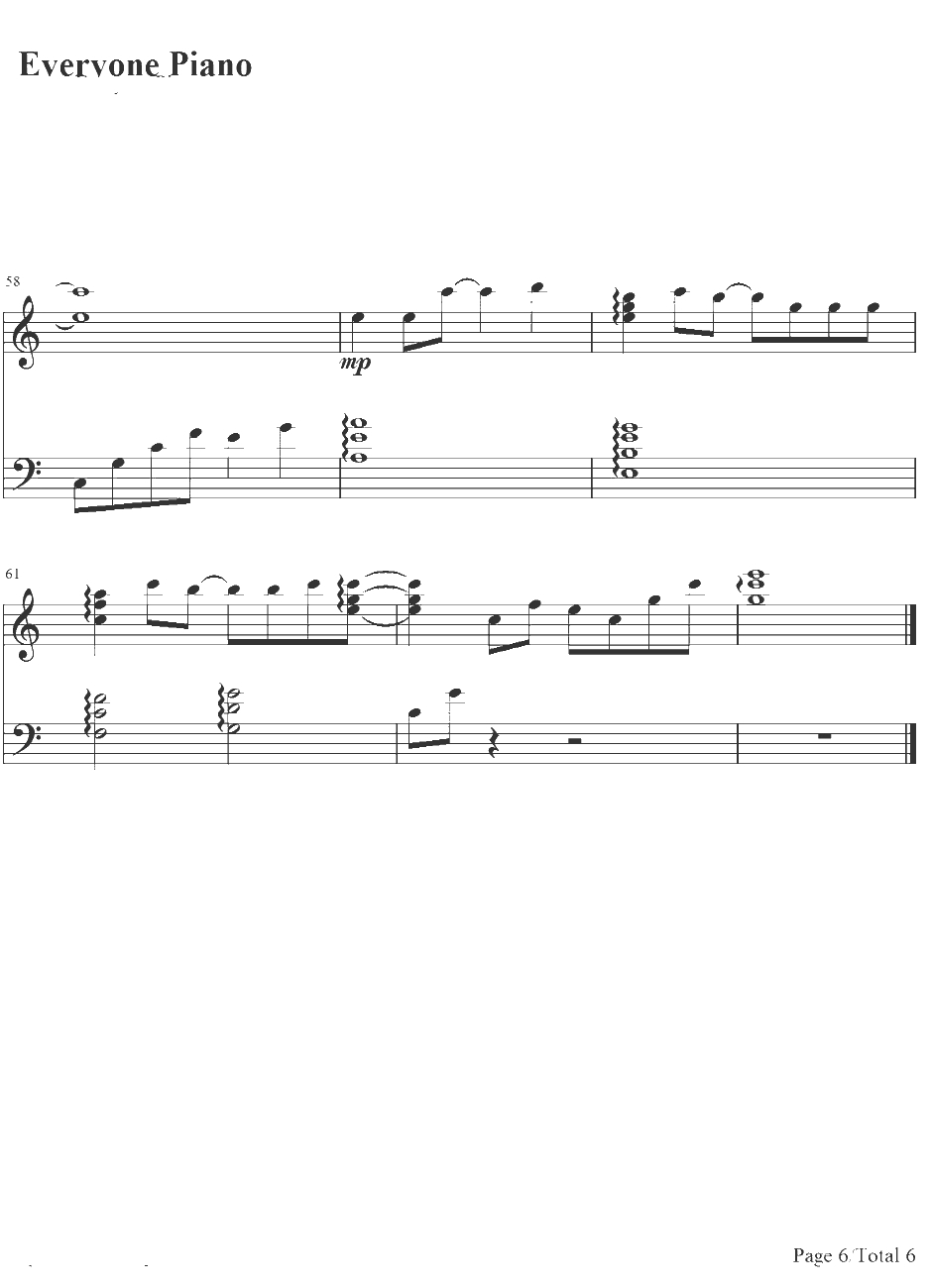 Glitter钢琴谱-森永真由美-森永真由美-妖精的尾巴ED116