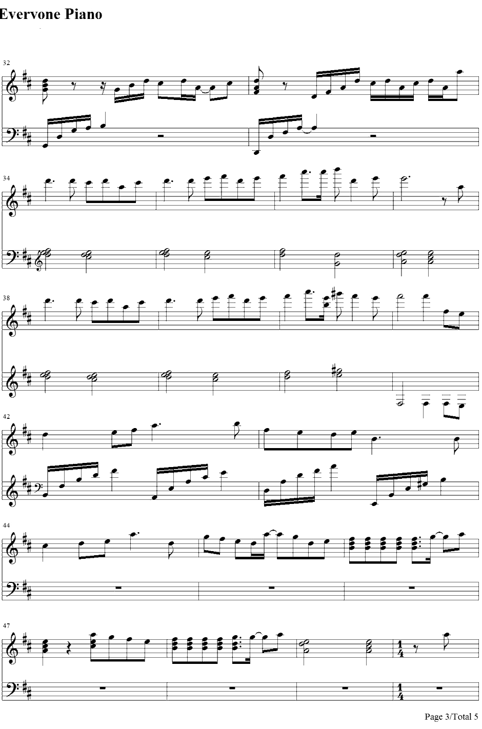 Key to My Heart钢琴谱-倉木麻衣-宿命传说2OST3