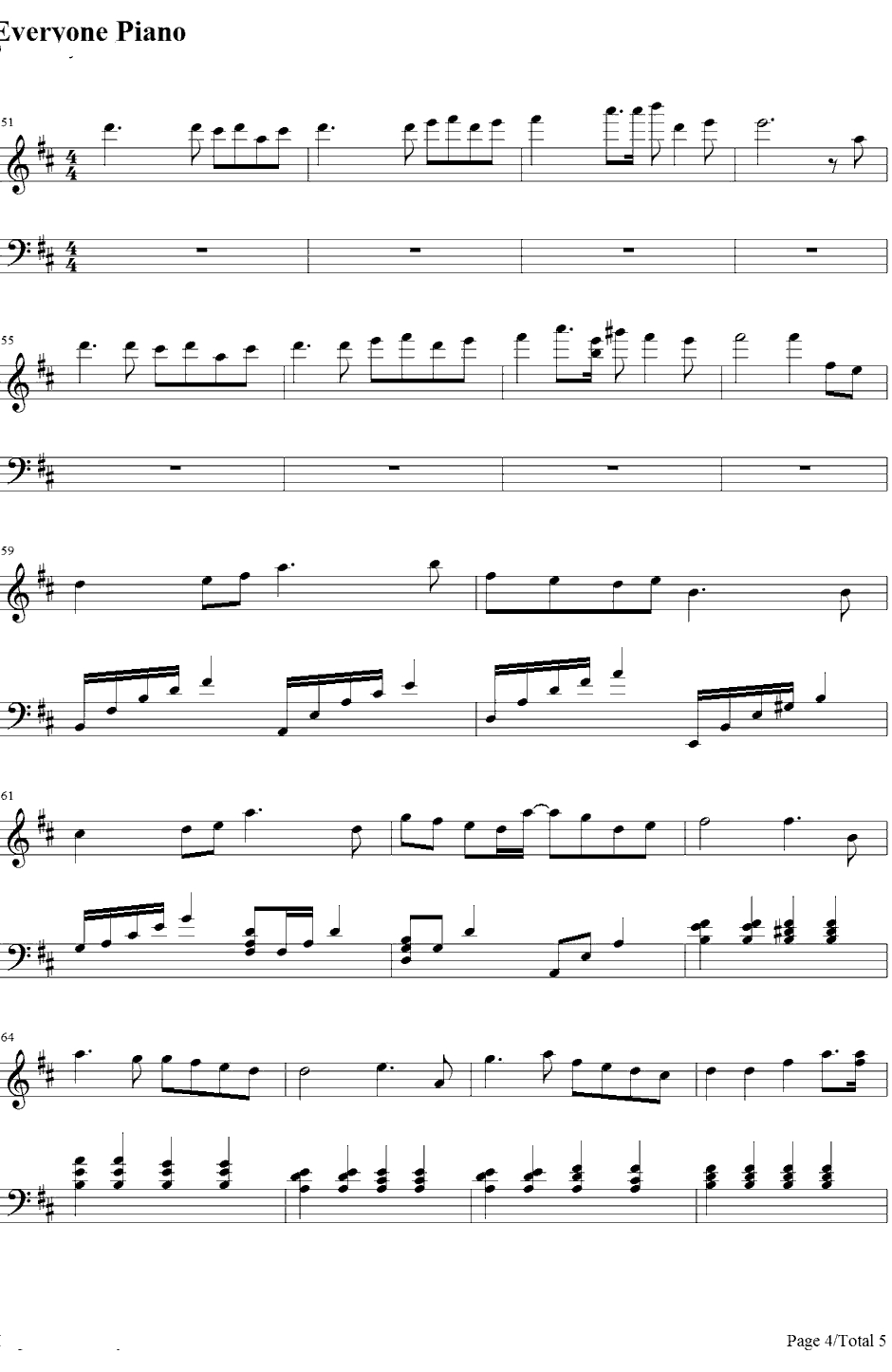 Key to My Heart钢琴谱-倉木麻衣-宿命传说2OST4