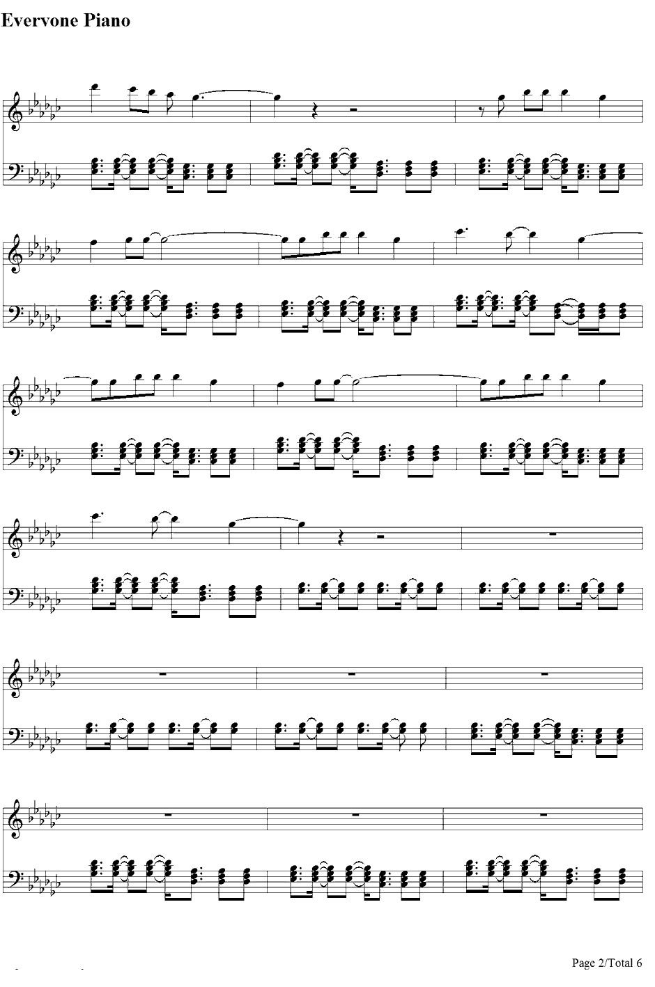 We Found Love钢琴谱-RihannaftCalvinHarris2