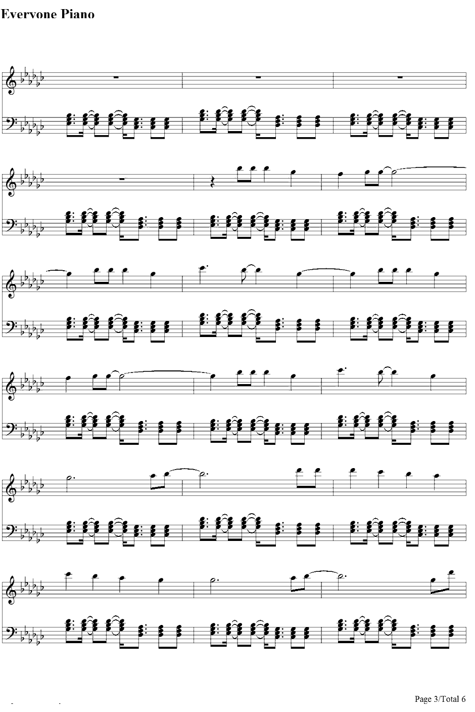 We Found Love钢琴谱-RihannaftCalvinHarris3