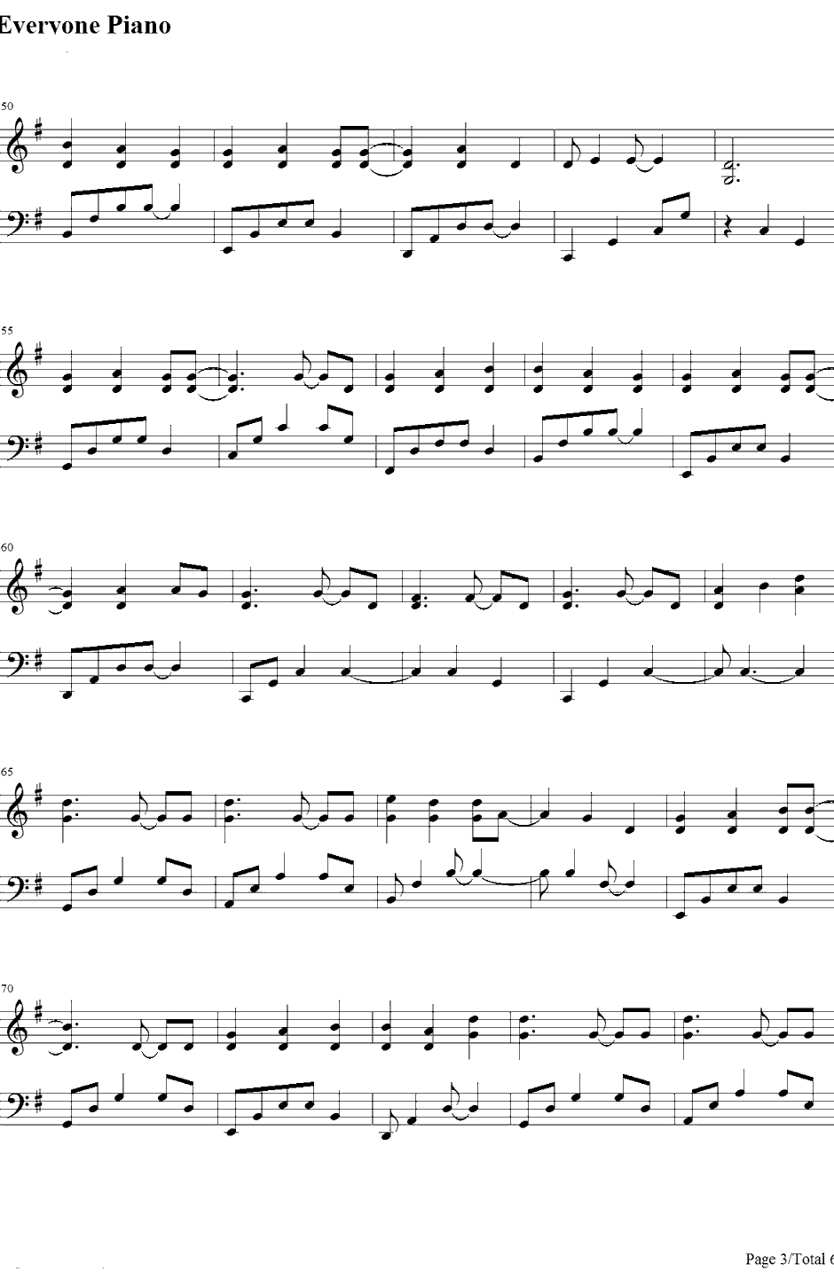 You and Me钢琴谱-Lifehouse3