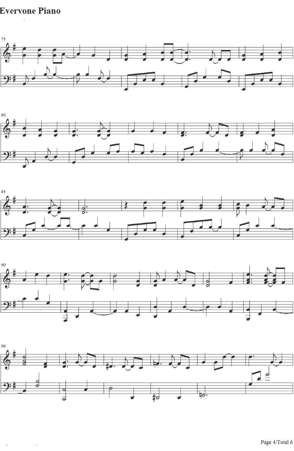 You and Me钢琴谱-Lifehouse4