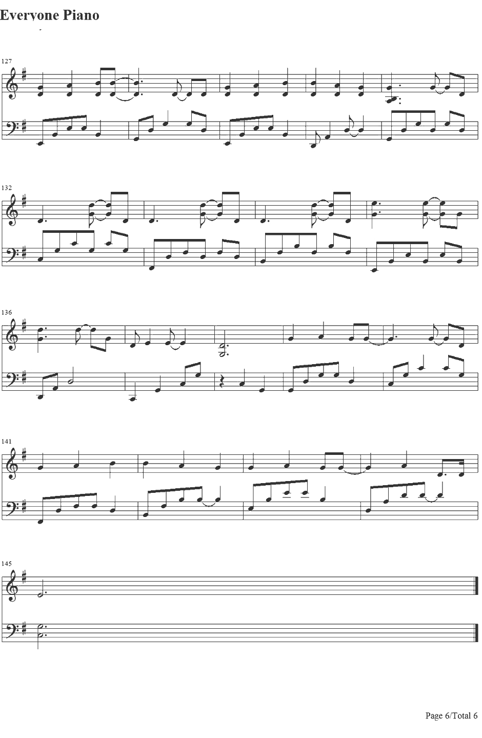 You and Me钢琴谱-Lifehouse6