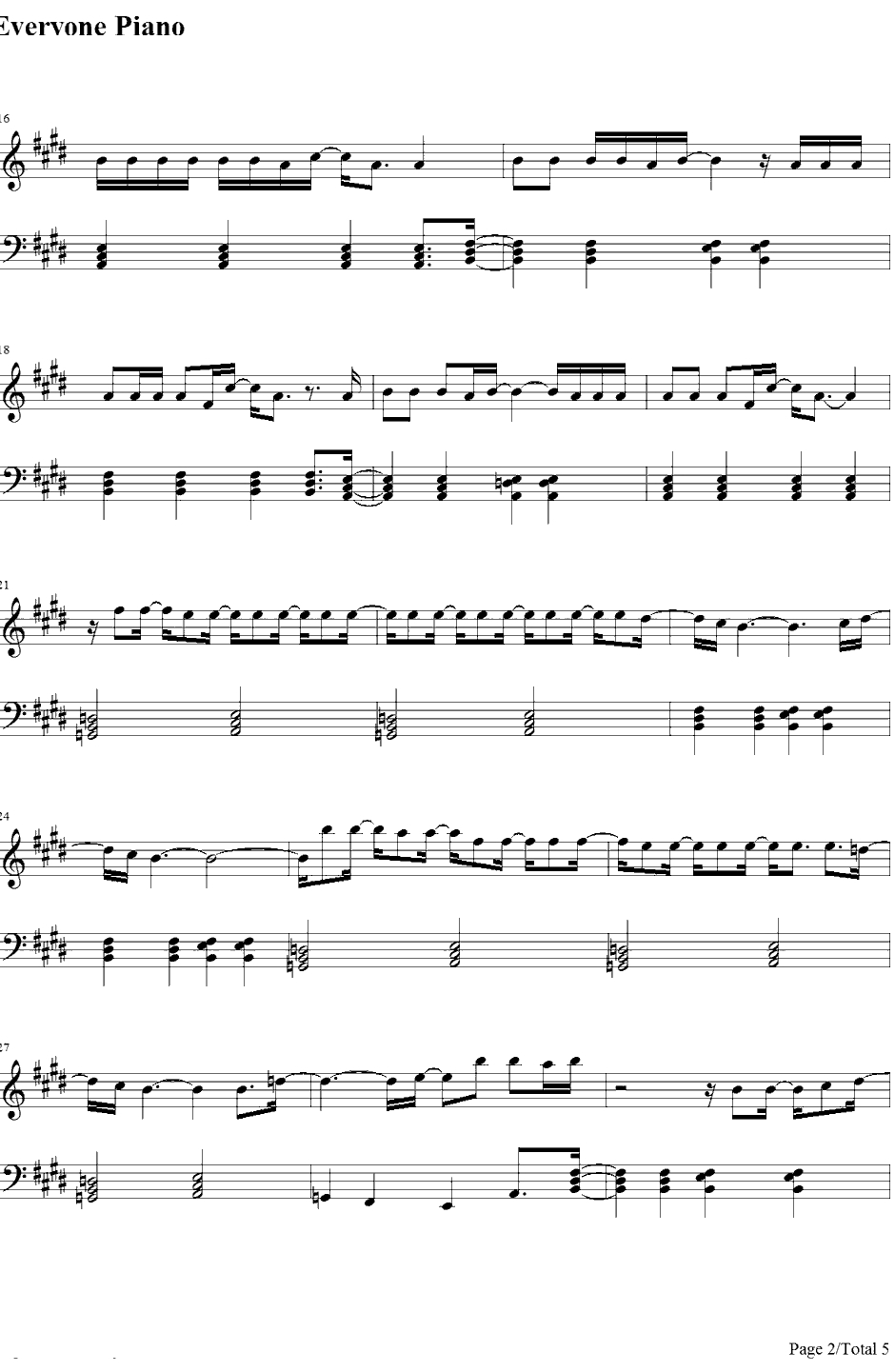 Take Back The Night钢琴谱-JustinTimberlake2