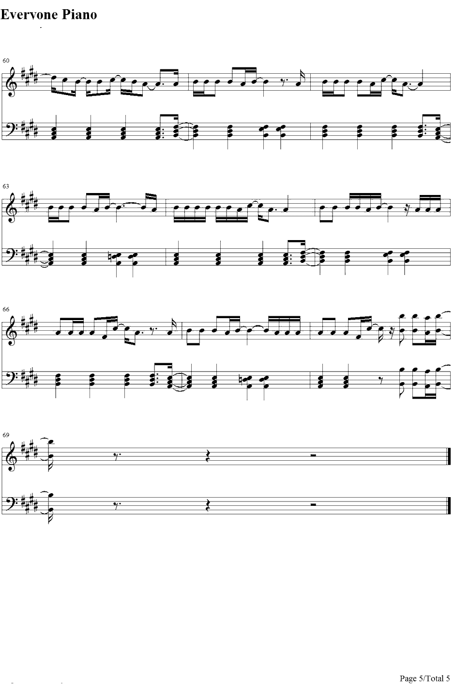 Take Back The Night钢琴谱-JustinTimberlake5