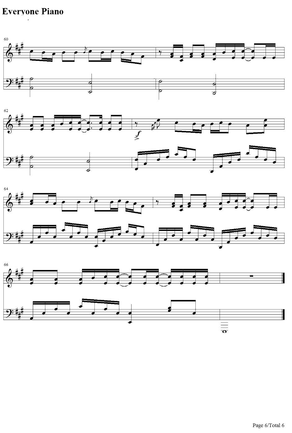 Replay钢琴谱-Iyaz6