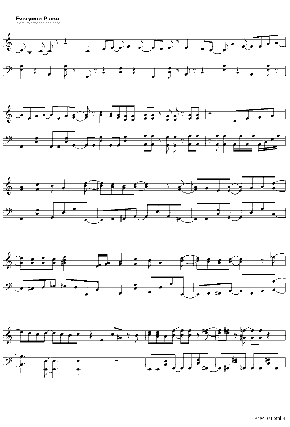 東京電脳探偵団钢琴谱-初音ミク3