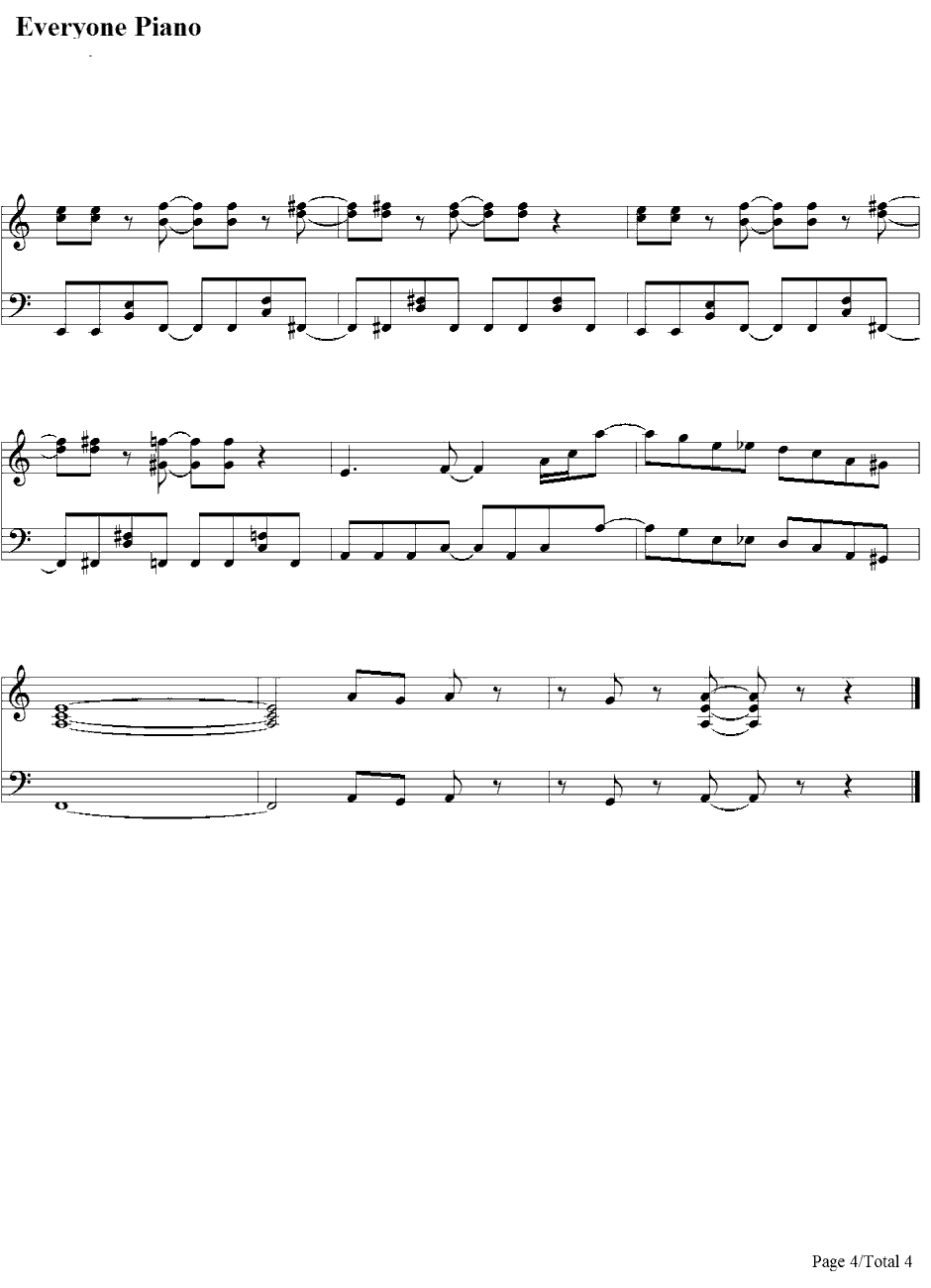 東京電脳探偵団钢琴谱-初音ミク4